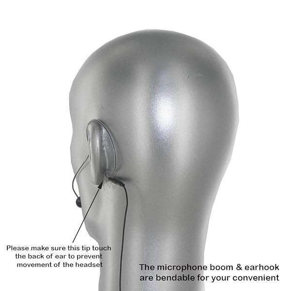 AV-JEFES Av-jefes AVL-630-SH4 Earhook Headset Mic for Shure Wireless Systems - Premium Sound Quality - View 4 of 9