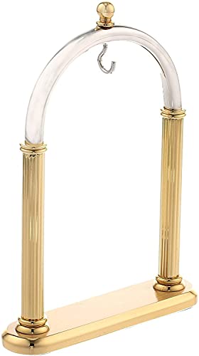 CHARLES-HUBERT PARIS Charles-Hubert Paris 3507 Two-Tone Pocket Watch Stand: Elegant Timepiece Display