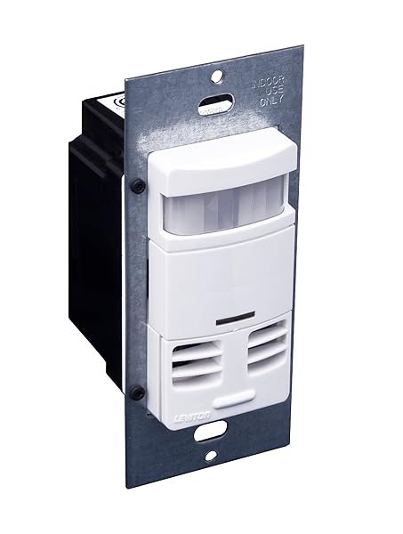 Leviton Leviton OSSMT-GDW MT WB OCC: 120-277VAC No Neutral White Sensor Switch