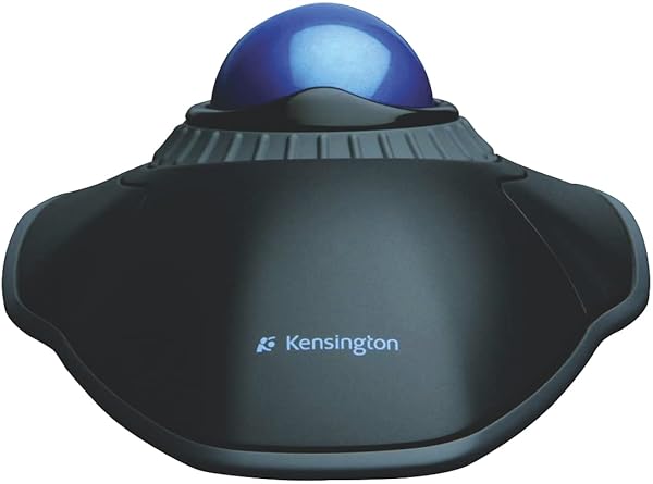 Kensington Kensington Orbit Wired Ergonomic Trackball Mouse - Blue for PC, Mac & Windows | Ambidextrous Design & Scroll Ring - View 9 of 11