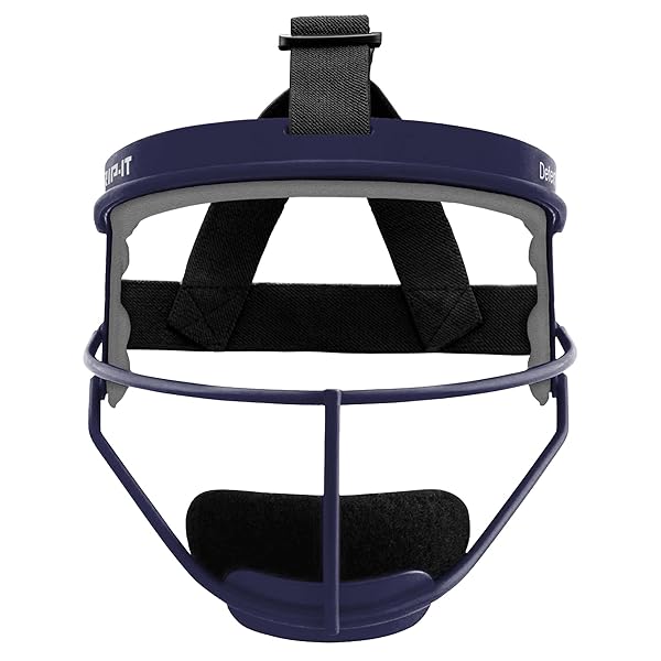 RIP-IT RIP-IT Original Defense Softball Face Mask - Lightweight Youth Fielder's Mask in Navy - View 4 of 9