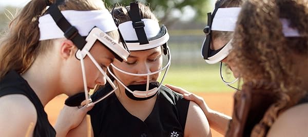 RIP-IT RIP-IT Original Defense Softball Face Mask - Lightweight Youth Fielder's Mask in Navy - View 5 of 9