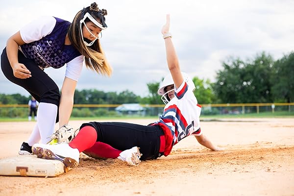 RIP-IT RIP-IT Original Defense Softball Face Mask - Lightweight Youth Fielder's Mask in Navy - View 6 of 9