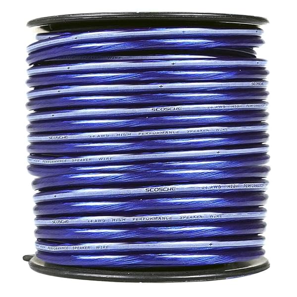 Scosche Scosche KS1218CS 12 Gauge CCA Car Stereo Speaker Wire - 18ft 12 AWG Audio Cable for Superior Automotive Sound - View 6 of 7