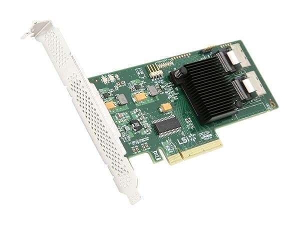 LSI Logic LSI Logic SAS9211-8I: 8-Port Internal 6GB SATA & SAS PCIe 2.0 Controller Card