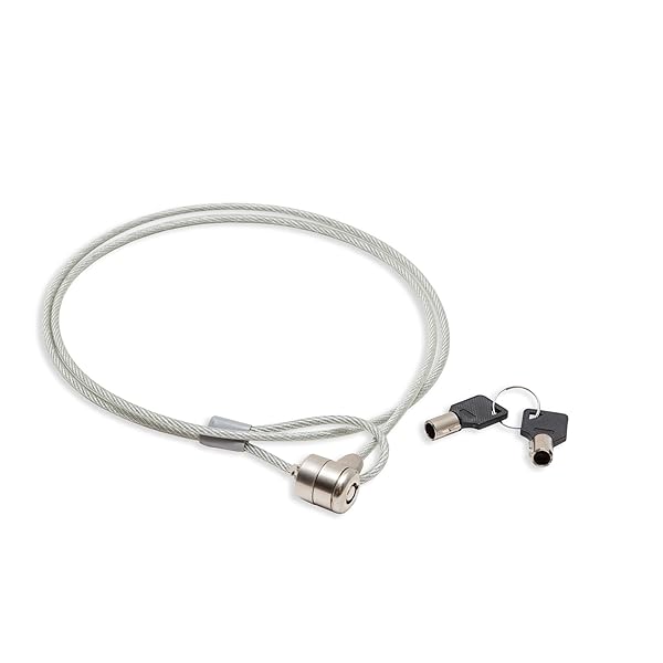 Connectland Secure Your Laptop: Connectland 1.20m Stainless Steel Notebook Lock with Key for Ultimate Protection - View 3 of 9