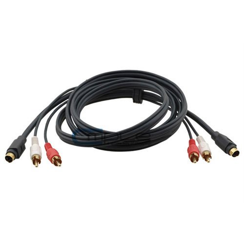 Cmple Cmple 75ft S-Video & RCA Audio Cables Combo - Gold Plated 4 Pin Male Cord for Superior Quality - View 6 of 6