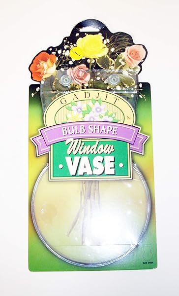 Gadjit Gadjit Vinyl Window Vase Bulb Style Suction Cup for Flowers and Greenery Clear Flexible Design - View 2 of 5