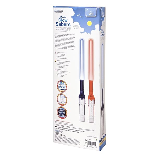 dreamGEAR Buy dreamGEAR Nintendo Wii Dual Glow Sabers - Ultimate Gaming Accessory for Enhanced Play! - View 5 of 5