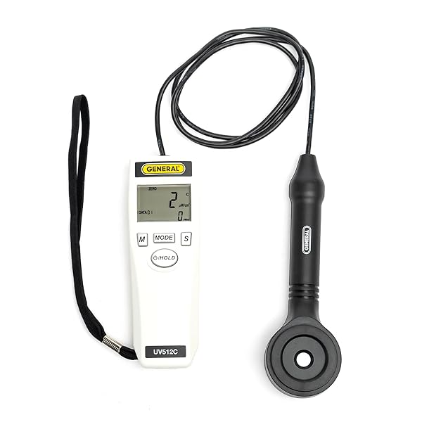 General Tools General Tools UV512C Digital UVC Light Meter: Accurate 220-270 nM Measurement for Effective UV Monitoring