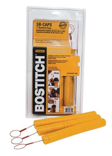 Bostitch Buy Bostitch 1 in. Plastic Medium Crown Button Caps 18 Ga - 1000 Pack for Durable Fastening Solutions