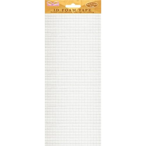 Best Creation, Inc Buy 3D Foam Adhesive Tape Small Squares - 940 Squares per Sheet for Crafting & DIY Projects - View 3 of 4
