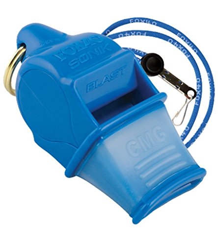 Fox 40 Buy Fox 40 Sonik Blast CMG Whistle with Break Away Lanyard - Blue | Best Price & Fast Shipping