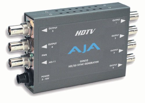 AJA Video Systems AJA GEN10 HD/SD Sync Generator - Reliable Timing Solution for Broadcast & Production