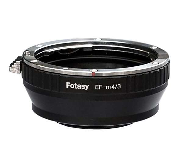 Fotasy EF EF-S to M43 Adapter: Compatible with Canon Lenses & Panasonic/Olympus Cameras