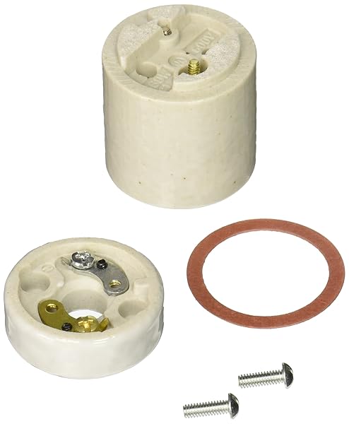 Leviton Leviton 30 Medium Base Incandescent Lampholder - Keyless Porcelain, 660W-600V, Includes Mounting Screws