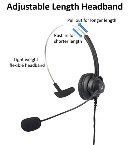 WirelessFinest WirelessFinest Headset Replacement for Cisco IP Phones: Volume & Mute Control for 7931, 7940, 7960, 7970 & More - View 7 of 8