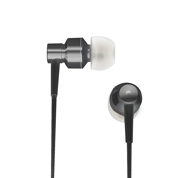 Coby Buy Coby CVEM87 Black Stereo Earphones with Microphone for iPhone - High-Quality Sound & Comfort