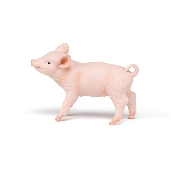 Papo Papo Hand Painted Farmyard Friends Female Piglet Figurine Collectible for Children Age 3 and Up Pink - View 2 of 7