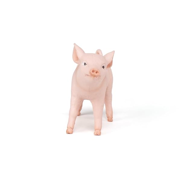 Papo Papo Hand Painted Farmyard Friends Female Piglet Figurine Collectible for Children Age 3 and Up Pink - View 4 of 7