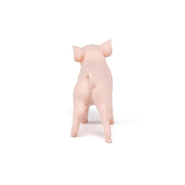 Papo Papo Hand Painted Farmyard Friends Female Piglet Figurine Collectible for Children Age 3 and Up Pink - View 7 of 7