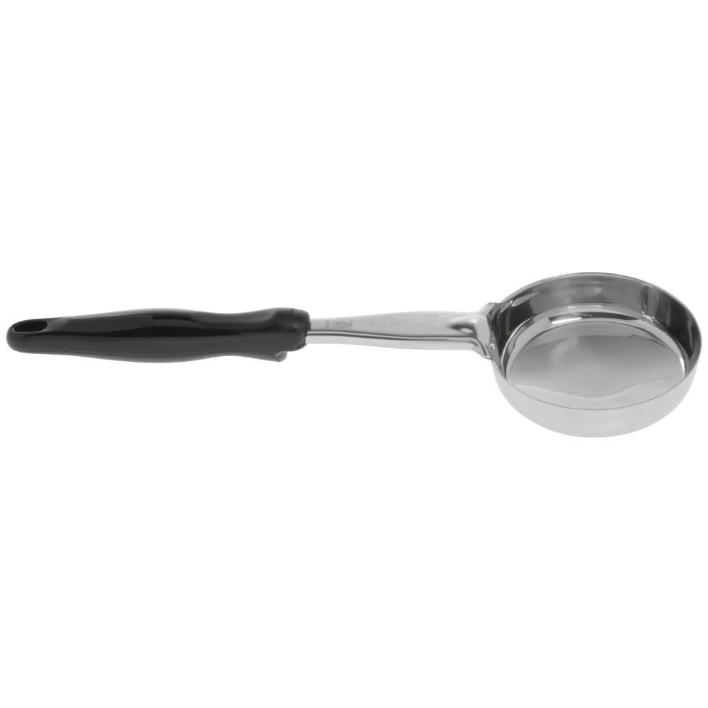 Vollrath Vollrath 6412820 Spoodle Black Handled 8 oz Solid Kitchen Tool for Serving and Cooking