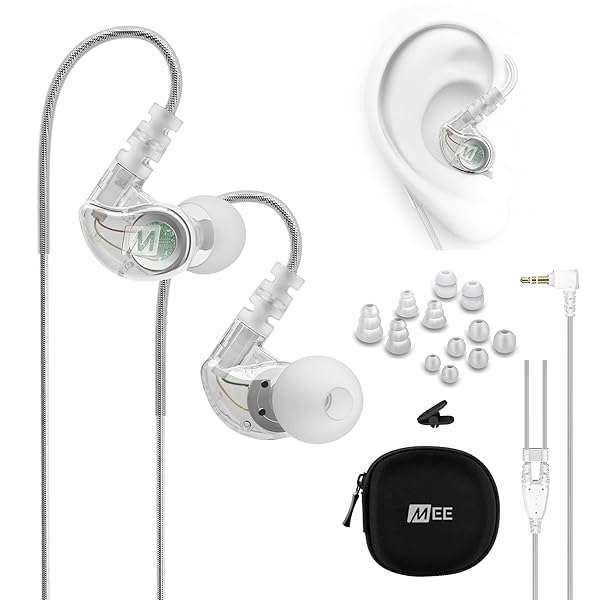 MEE audio Buy MEE Audio M6 Sport Wired Earbuds - Noise Isolating, Sweatproof, Enhanced Bass for Running & Workouts - View 2 of 7