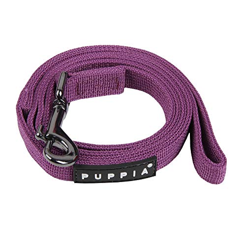 Puppia PUPPIA Two Tone Dog Lead Strong Durable Comfortable Grip Leash for Small Medium Dogs Purple Large