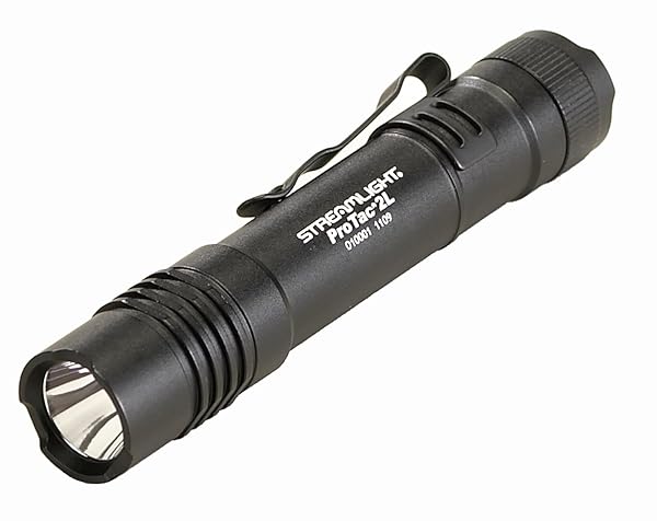 Streamlight Streamlight 88031 ProTac 2L: 350-Lumen EDC Flashlight with Batteries & Holster - Compact & Durable