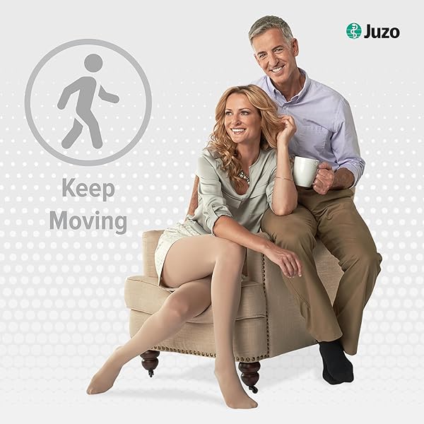 Juzo Juzo Soft 2001 Knee High Closed Toe Sock 20-30mmhg with Silicone Top Band for Comfort and Support - View 3 of 6