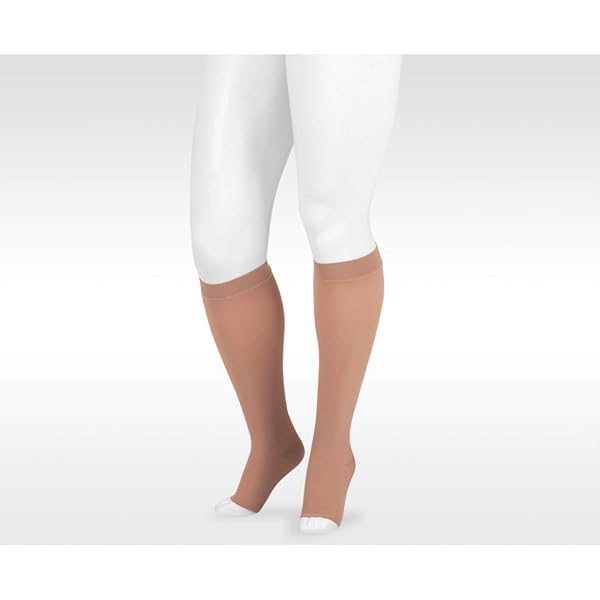 Juzo Juzo Dynamic Varin 3511 Knee High Open Toe Compression Stocking 20-30mmhg Beige Size 5 Regular