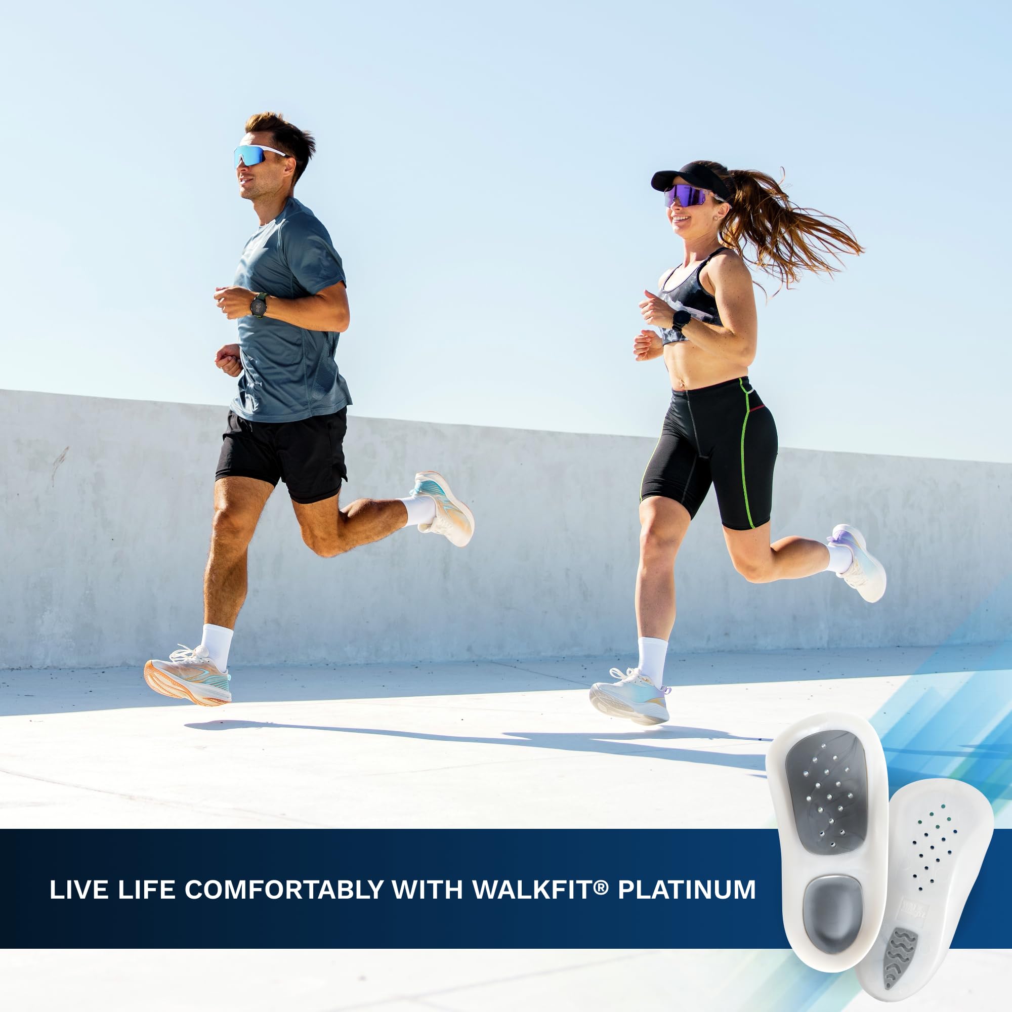 WalkFit Platinum Foot Orthotics for Plantar Fasciitis Arch Support Insoles Relieve Pain Improve Balance FSA HSA Eligible Men 11-11.5 Women 12-12 - View 4 of 7