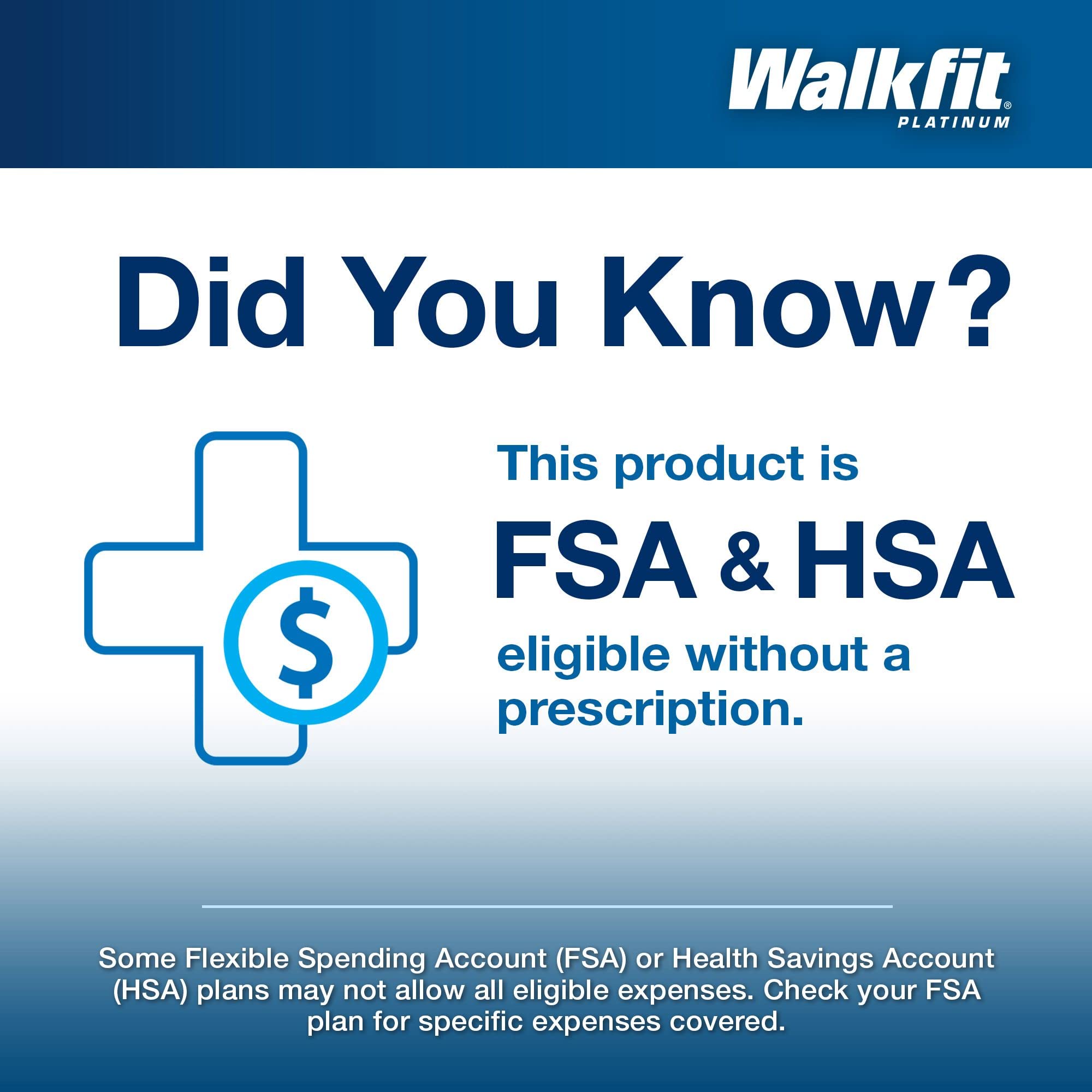 WalkFit Platinum Foot Orthotics for Plantar Fasciitis Arch Support Insoles Relieve Pain Improve Balance FSA HSA Eligible Men 11-11.5 Women 12-12 - View 7 of 7