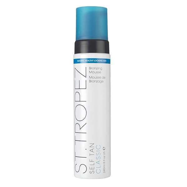 St.Tropez St. Tropez Self Tan Classic Bronzer Mousse - Streak-Free, Vegan, 8 fl oz, Develops in 4-8 Hours for a Natural Glow