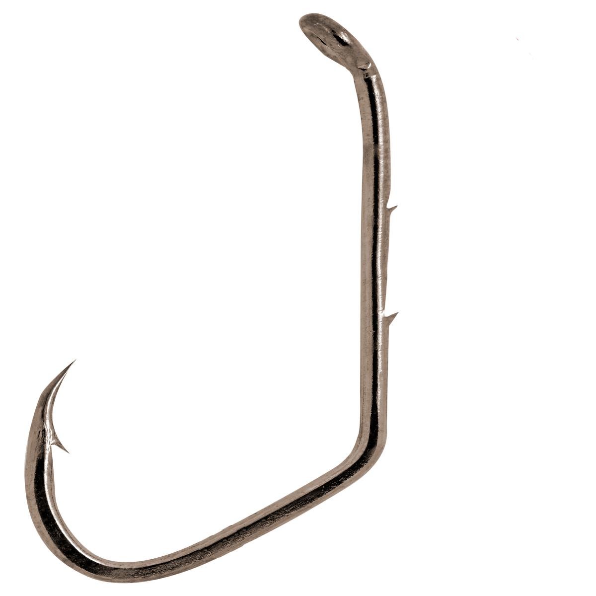 Matzuo Matzuo Sickle Baitholder Offset Down Eye Hook - Black Chrome, Size 6 for Ultimate Fishing Success
