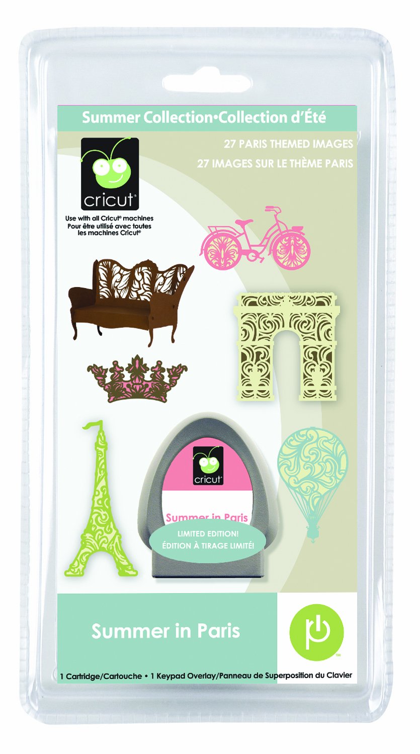Cricut Seasonal Cartridge Summer in Paris for Creative Crafting and DIY Projects