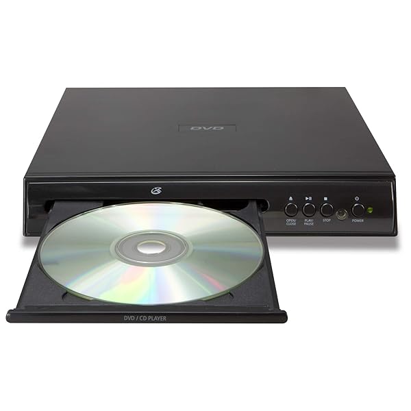 GPX GPX D200B Progressive Scan DVD Player with Remote & Black Design - High-Quality Playback - View 6 of 9