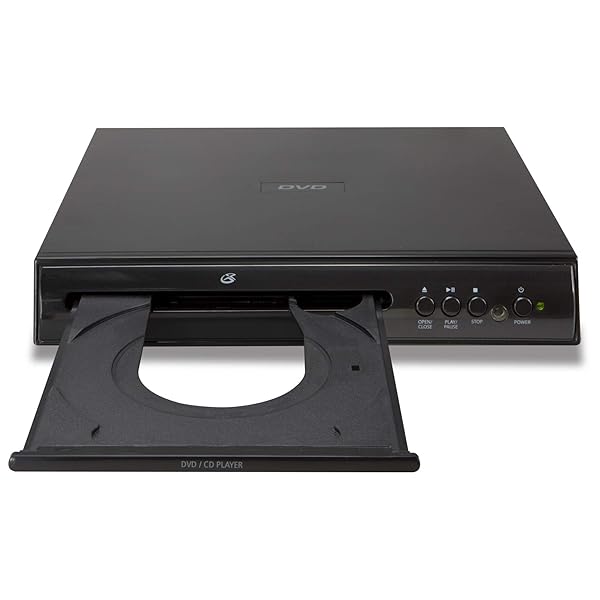 GPX GPX D200B Progressive Scan DVD Player with Remote & Black Design - High-Quality Playback - View 8 of 9