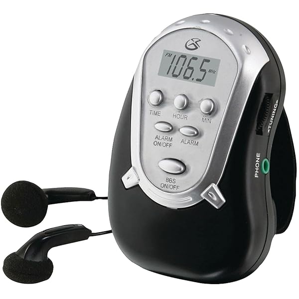 GPX GPX R300S AM/FM Armband Radio with Earbuds - Portable Black Music Player - View 4 of 5