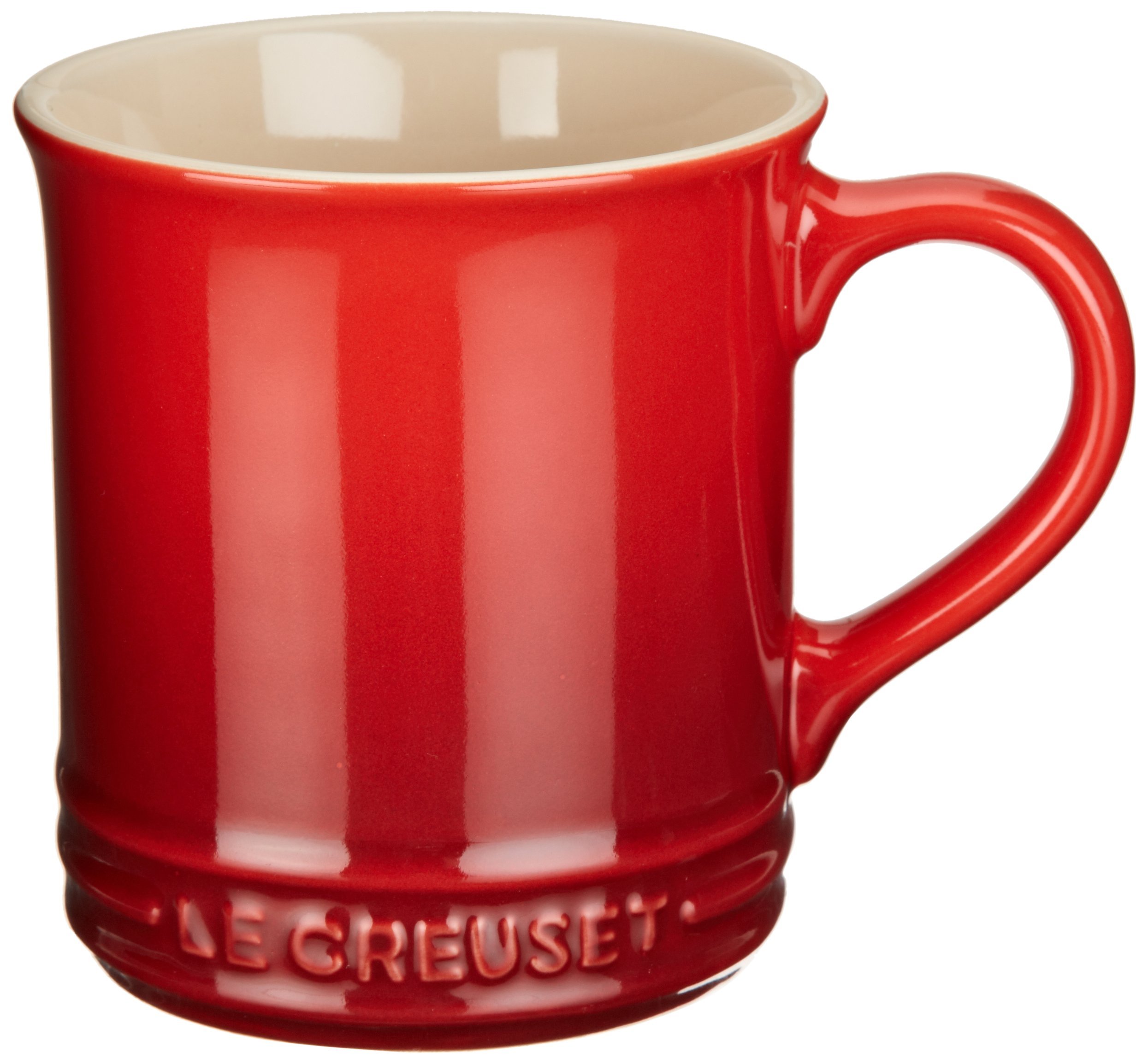 Le Creuset Le Creuset Stoneware Vancouver Mug 14 oz in Cerise - Durable, Stylish & Perfect for Coffee Lovers