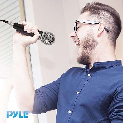 Pyle Buy Pyle PDMIC58 Handheld Dynamic Microphone with 15ft XLR to 1/4'' Cable - Cardioid Unidirectional Sound Quality - View 7 of 9