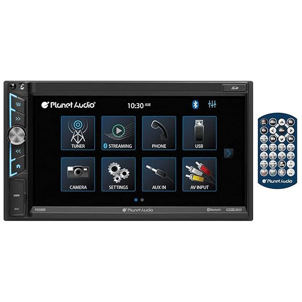 "Planet Audio P9695B Car Stereo: 6.95" Touchscreen, Bluetooth, A-Link, CD Player & More!"