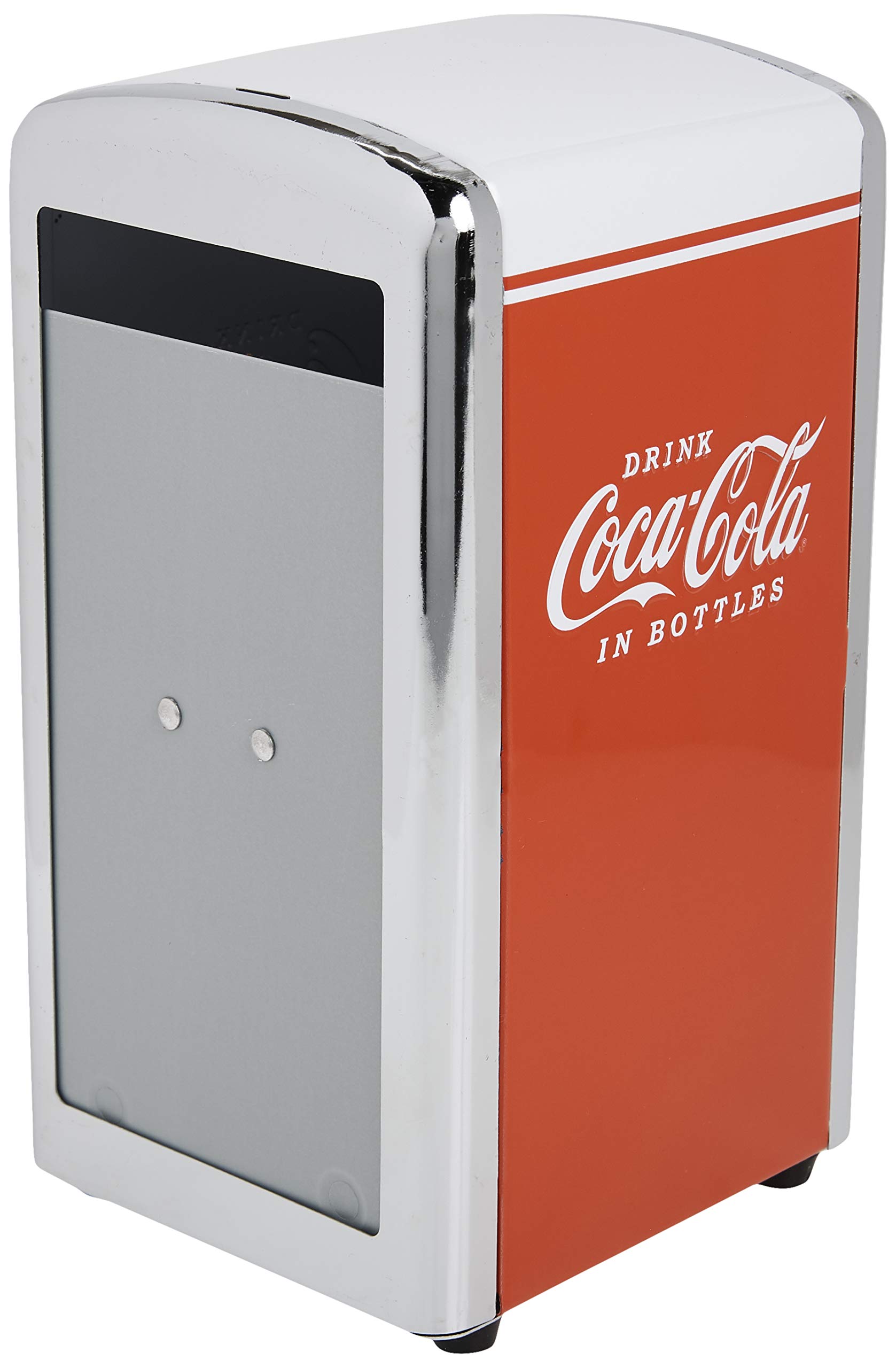 Tablecraft TableCraft Coca-Cola CC342 Red Napkin Dispenser - Small & Stylish for Your Drink Station