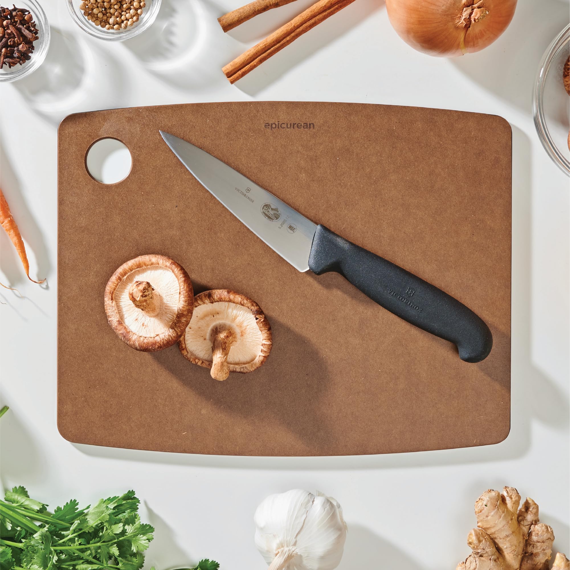 Epicurean Kitchen Series Nutmeg Cutting Board 14.5 Inch x 11.25 Inch Durable and Stylish for All Your Cooking Needs - View 2 of 6