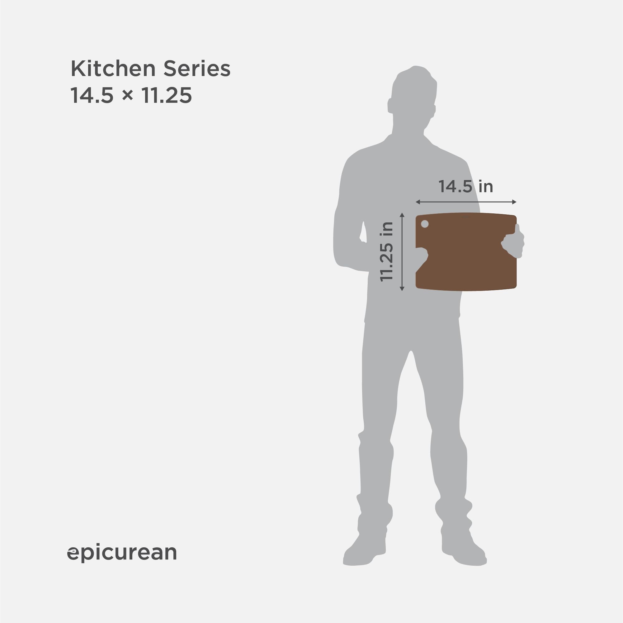 Epicurean Kitchen Series Nutmeg Cutting Board 14.5 Inch x 11.25 Inch Durable and Stylish for All Your Cooking Needs - View 5 of 6