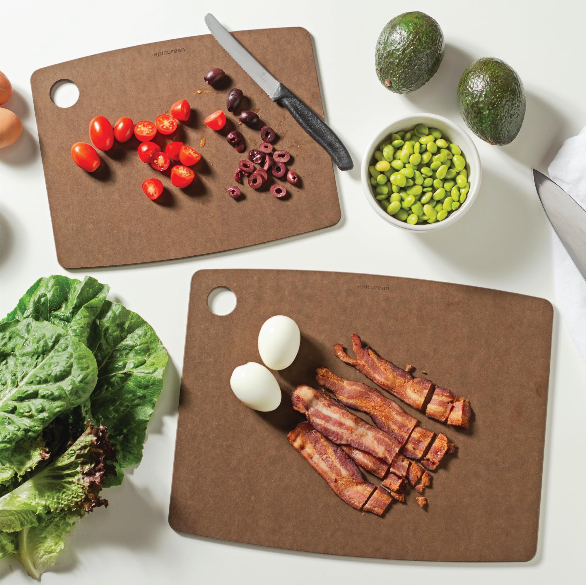 Epicurean Kitchen Series Nutmeg Cutting Board 14.5 Inch x 11.25 Inch Durable and Stylish for All Your Cooking Needs - View 6 of 6