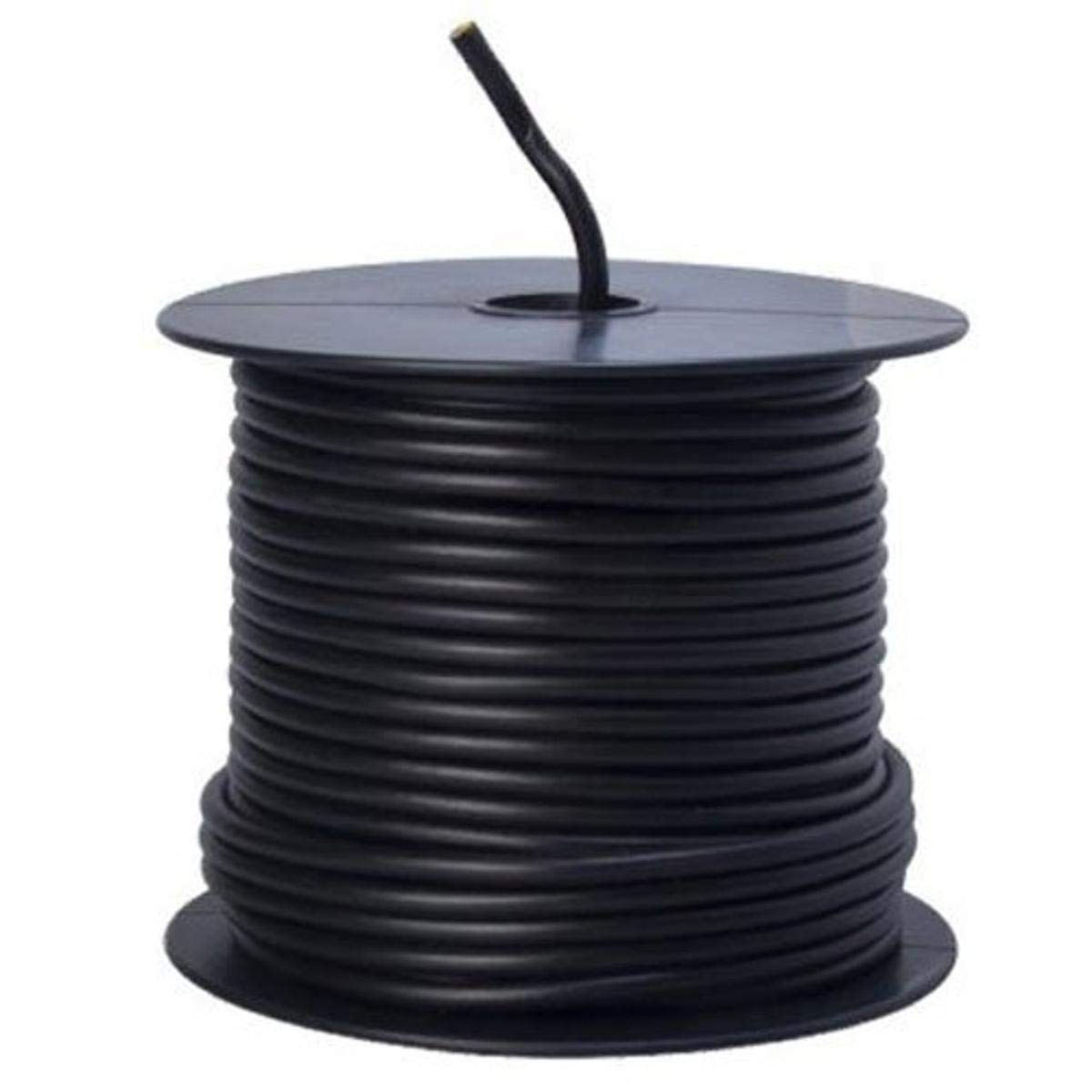 Coleman Cable Buy Woods Southwire 55671323 12-Gauge Black Primary Wire - 100ft Bulk Spool for Electrical Projects