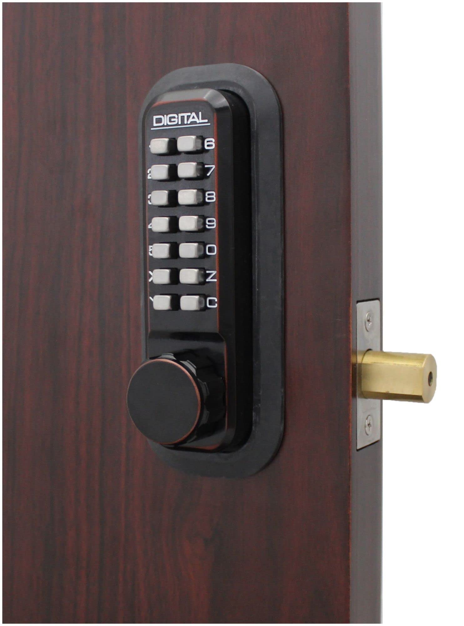 Lockey USA 2210OIL Mechanical Keyless Deadbolt: Secure Your Home with Ease
