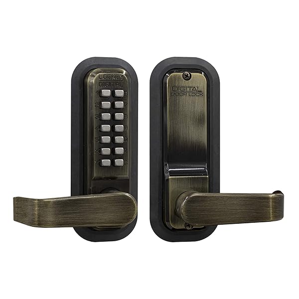 Lockey USA 2835AB Keyless Lever Lock: Secure Your Home with Advanced Mechanical Technology