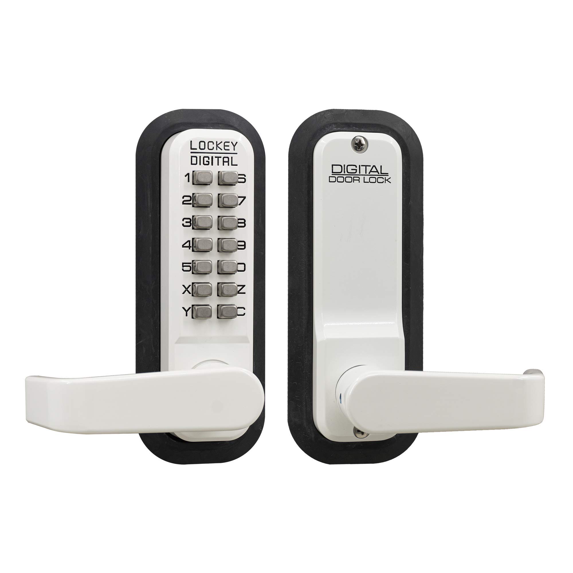 Lockey USA 2835WH Mechanical Keyless Lever Lock: Secure Your Home with Advanced Technology